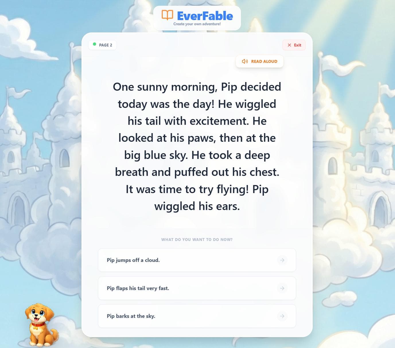 Interface for creating personalized interactive stories